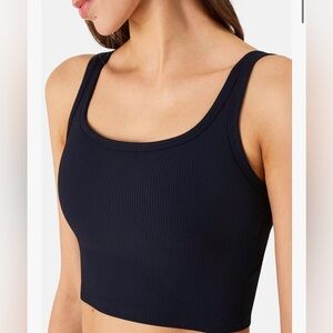 Ribbed sports bra tank